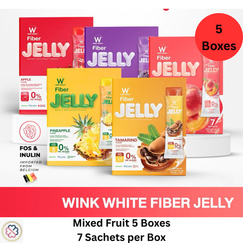 Wink white fiber - white, jelly