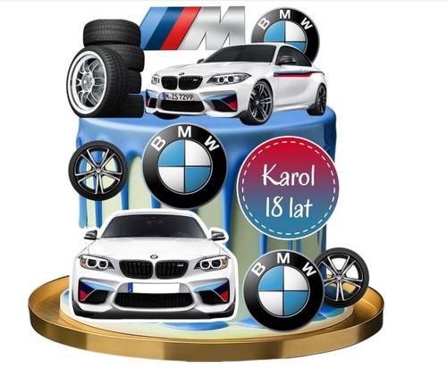 Zucchero commestibile bmw auto - zucchero,