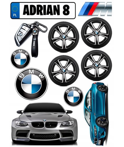 Zucchero commestibile bmw auto - zucchero,